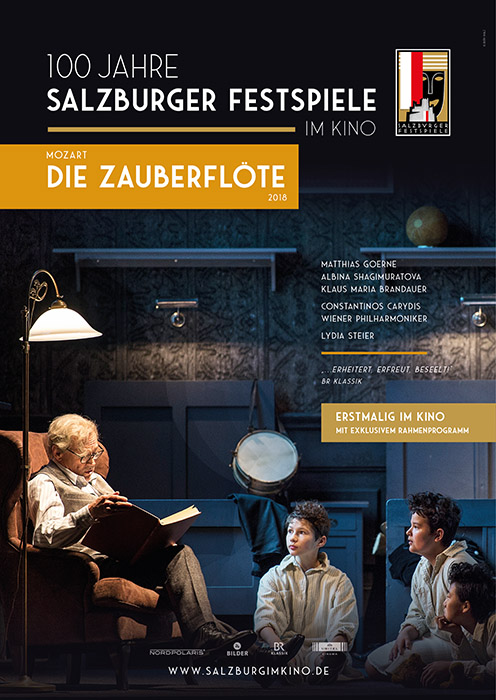 Plakat zum Film: 100 Jahre Salzburg Festspiele im Kino: Mozart - Die Zauberflöte