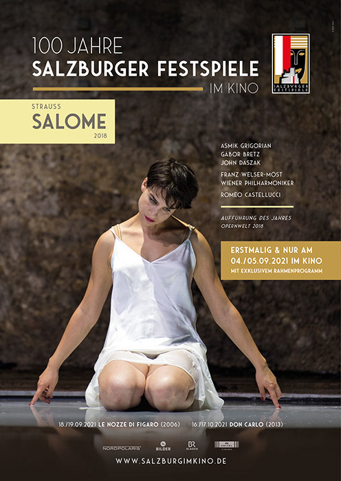Plakat zum Film: 100 Jahre Salzburg Festspiele im Kino: Strauss Salome