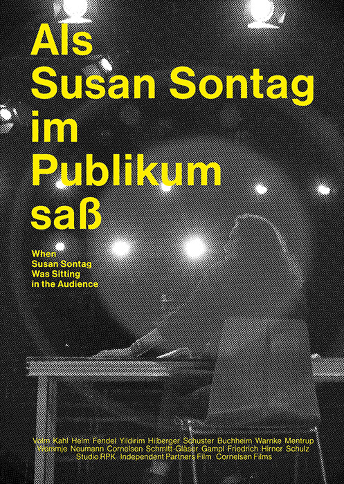 Plakat zum Film: Als Susan Sontag im Publikum saß