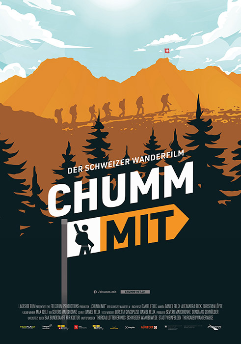Plakat zum Film: Chumm mit - Der Schweizer Wanderfilm