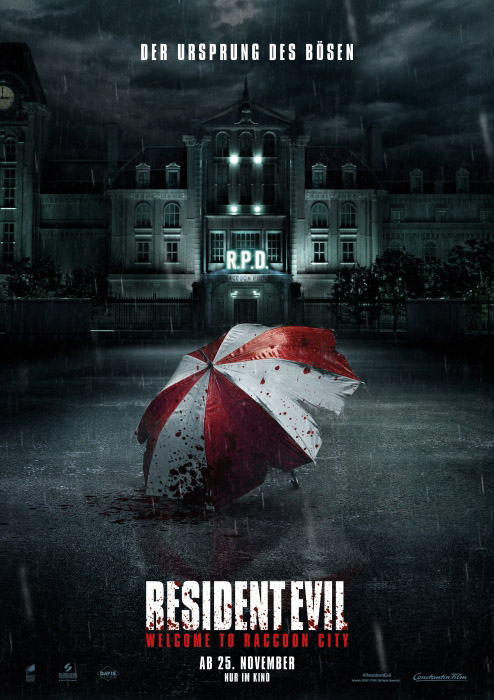 Plakat zum Film: Resident Evil: Welcome to Raccoon City