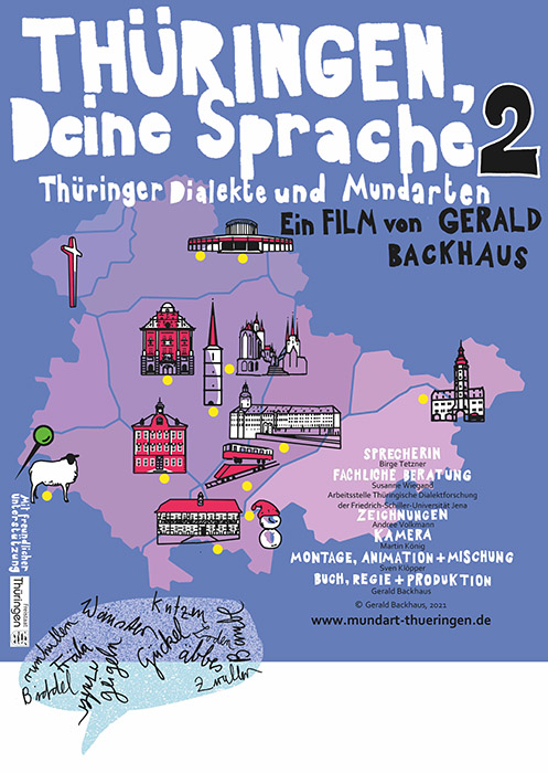Plakat zum Film: Thüringen, deine Sprache - Teil 2