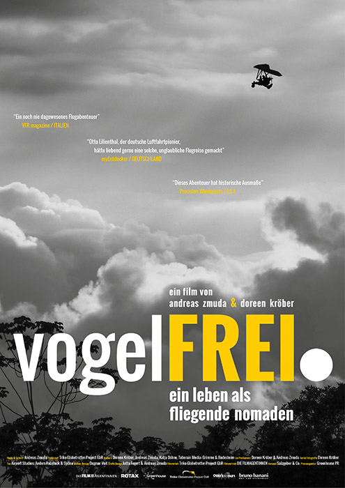 Plakat zum Film: Vogelfrei. Ein Leben als fliegende Nomaden