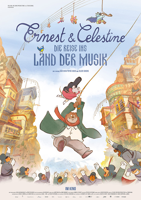 Plakat zum Film: Ernest & Célestine: Die Reise ins Land der Musik
