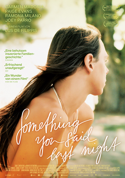 Plakat zum Film: Something You Said Last Night