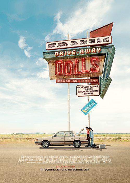 Plakat zum Film: Drive-Away Dolls - Zwei Mädels treibt's in den Süden