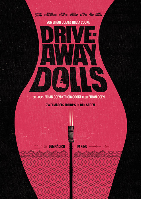 Plakat zum Film: Drive-Away Dolls - Zwei Mädels treibt's in den Süden