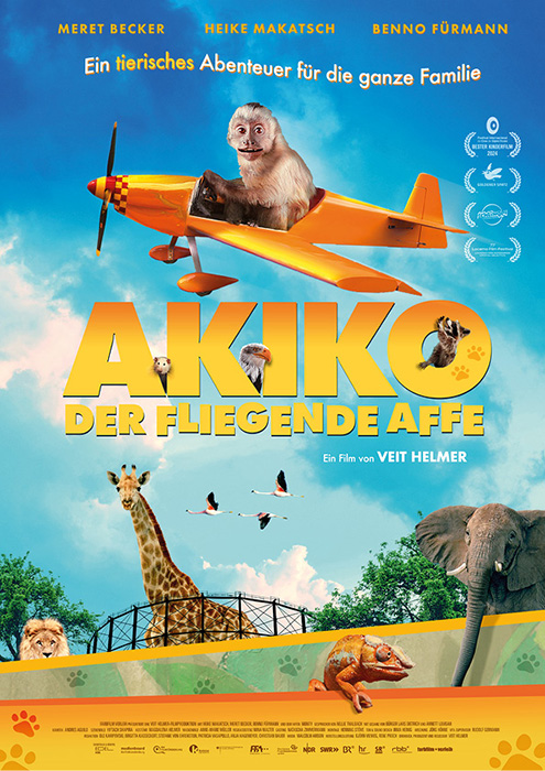 Plakat zum Film: Akiko, der fliegende Affe