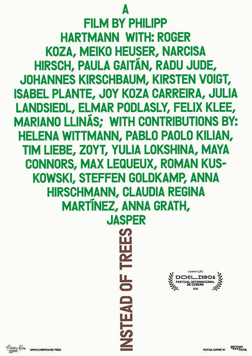 Plakat zum Film: Anstatt Bäumen