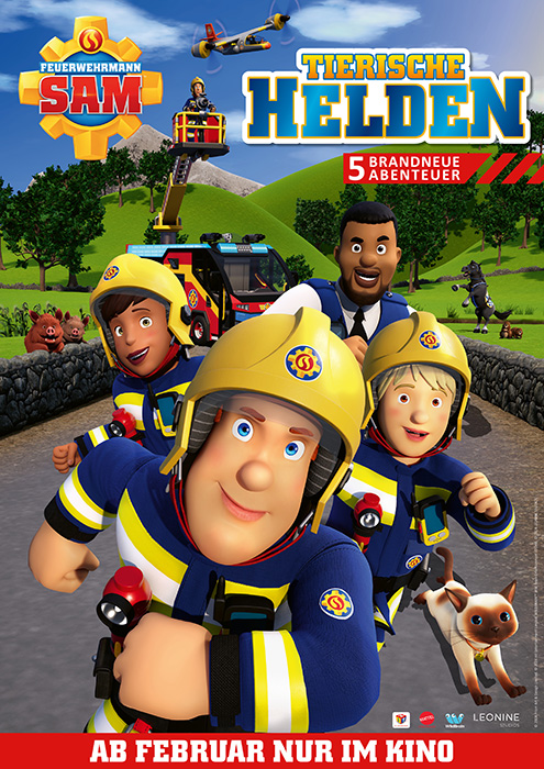 Plakat zum Film: Feuerwehrmann Sam - Tierische Helden