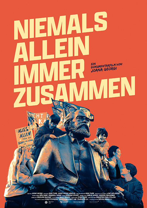 Plakat zum Film: Niemals allein, immer zusammen