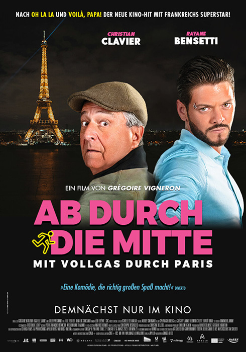 Plakat zum Film: Ab durch die Mitte - Mit Vollgas durch Paris