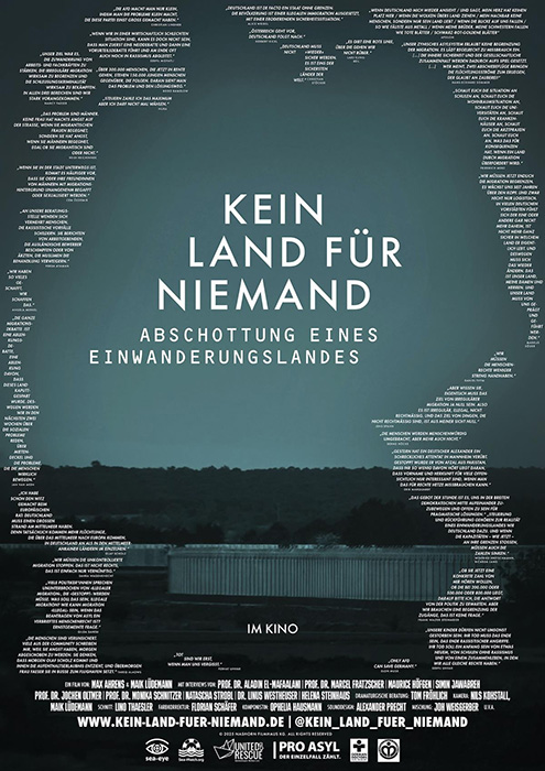 Plakat zum Film: Kein Land für Niemand - Abschottung eines Einwanderungslandes
