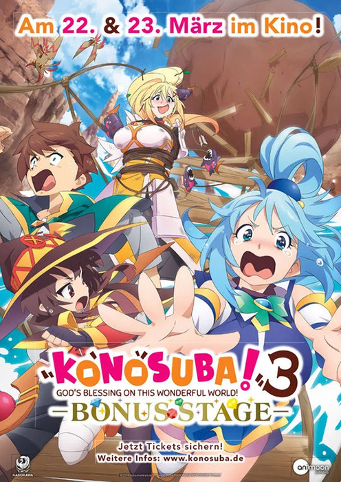 Plakat zum Film: Konosuba 3 - Bonus Stage