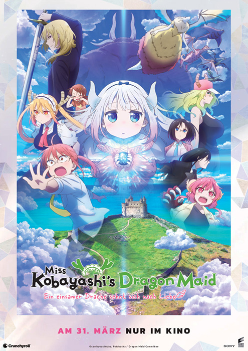 Plakat zum Film: Miss Kobayashi's Dragon Maid: Ein einsamer Drache sehnt sich nach Liebe