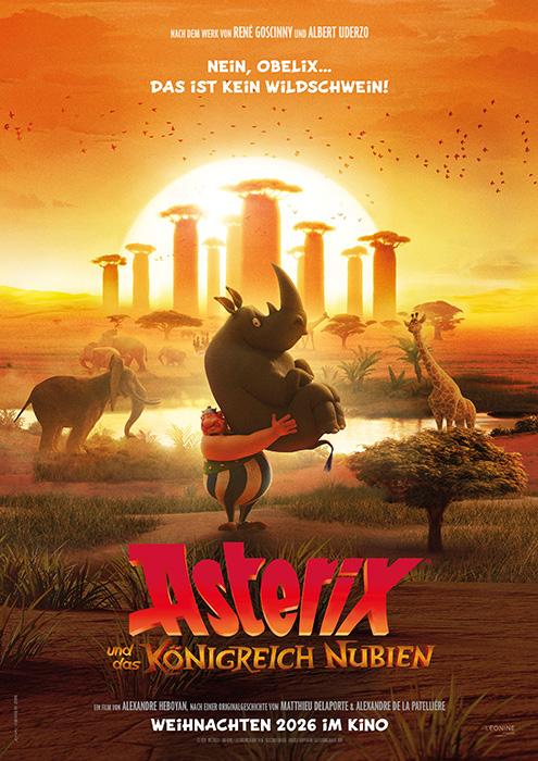 Plakat zum Film: Asterix und das Königreich Nubien