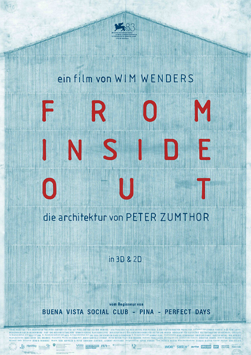 Plakat zum Film: From Inside Out - Die Architektur von Peter Zumthor