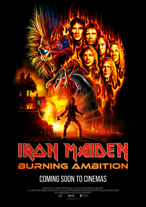 Plakat zum Film: Iron Maiden: Burning Ambition