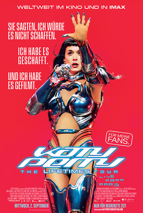Poster zum Film: Katy Perry: The Lifetimes Tour - Live from Paris Plakat zum Film: Katy Perry: The Lifetimes Tour - Live from Paris