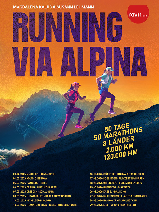 Plakat zum Film: Running Via Alpina