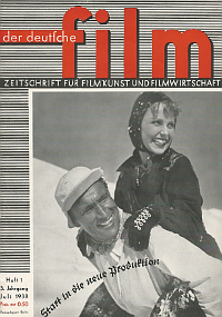 Cover Der deutsche Film - Juli 1938