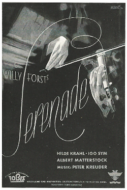 Filmplakat Serenade (Willy Keil 1937)