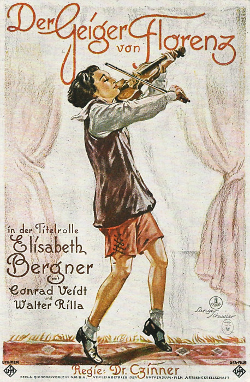 Kinoplakat Der Geiger von Florenz (Kurt Lange-Schuster)