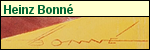 Signatur des Grafikers Heinz Bonné
