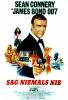 Filmplakat James Bond 007 - Sag niemals nie