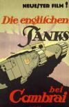 Filmplakat englischen Tanks von Cambrai, Die
