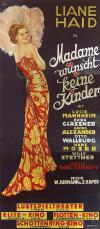 Filmplakat Madame wünscht keine Kinder