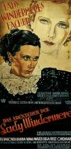 Filmplakat Lady Windermeres Fächer