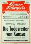 Filmplakat Todesreiter von Kansas, Die