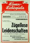 Filmplakat Zügellose Leidenschaften