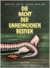 Filmplakat Nacht der unheimlichen Bestien, Die