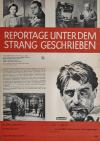 Filmplakat Reportage unter dem Strang geschrieben