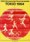 Filmplakat Tokio 1964 - XVIII. Olympische Sommerspiele