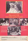 Filmplakat Heinrich VIII und seine sechs Frauen