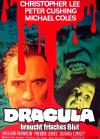 Filmplakat Dracula braucht frisches Blut