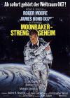 Filmplakat James Bond 007 - Moonraker - Streng geheim