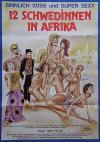 Filmplakat Zwölf Schwedinnen in Afrika