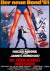 Filmplakat James Bond 007 - In tödlicher Mission