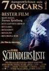 Filmplakat Schindlers Liste