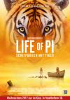 Filmplakat Life of Pi - Schiffbruch mit Tiger